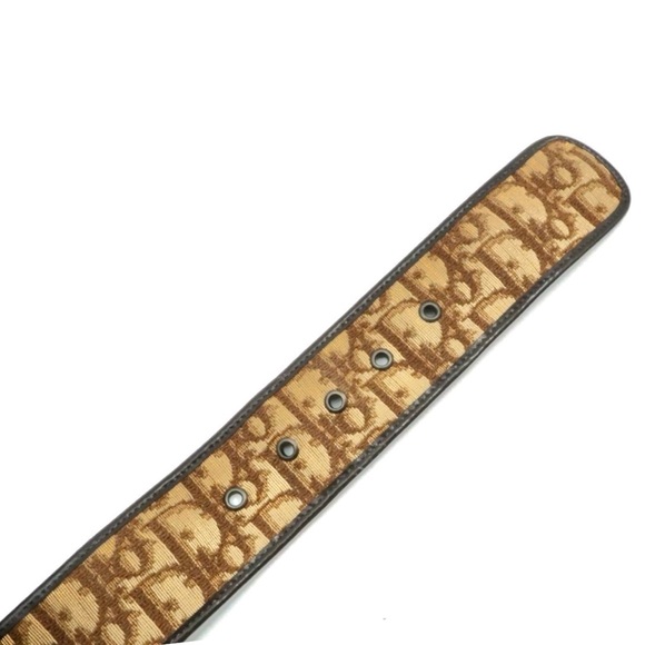 Christian Dior Wide Trotter belt canvas / leather - Picture 9 of 10